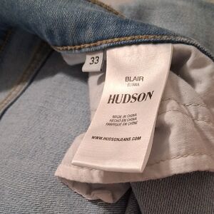 Blair Light Blue Denim Jeans by Hudson Size 33  Gently Used 4 Times